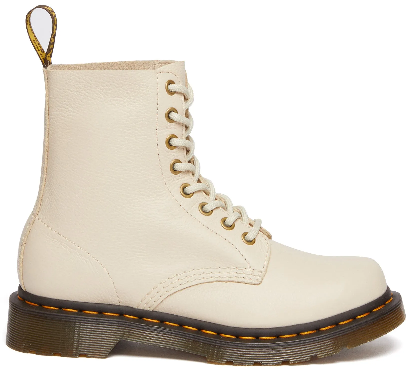 Dr. Martens Womens 1460 Pascal Parchment Beige Virginia