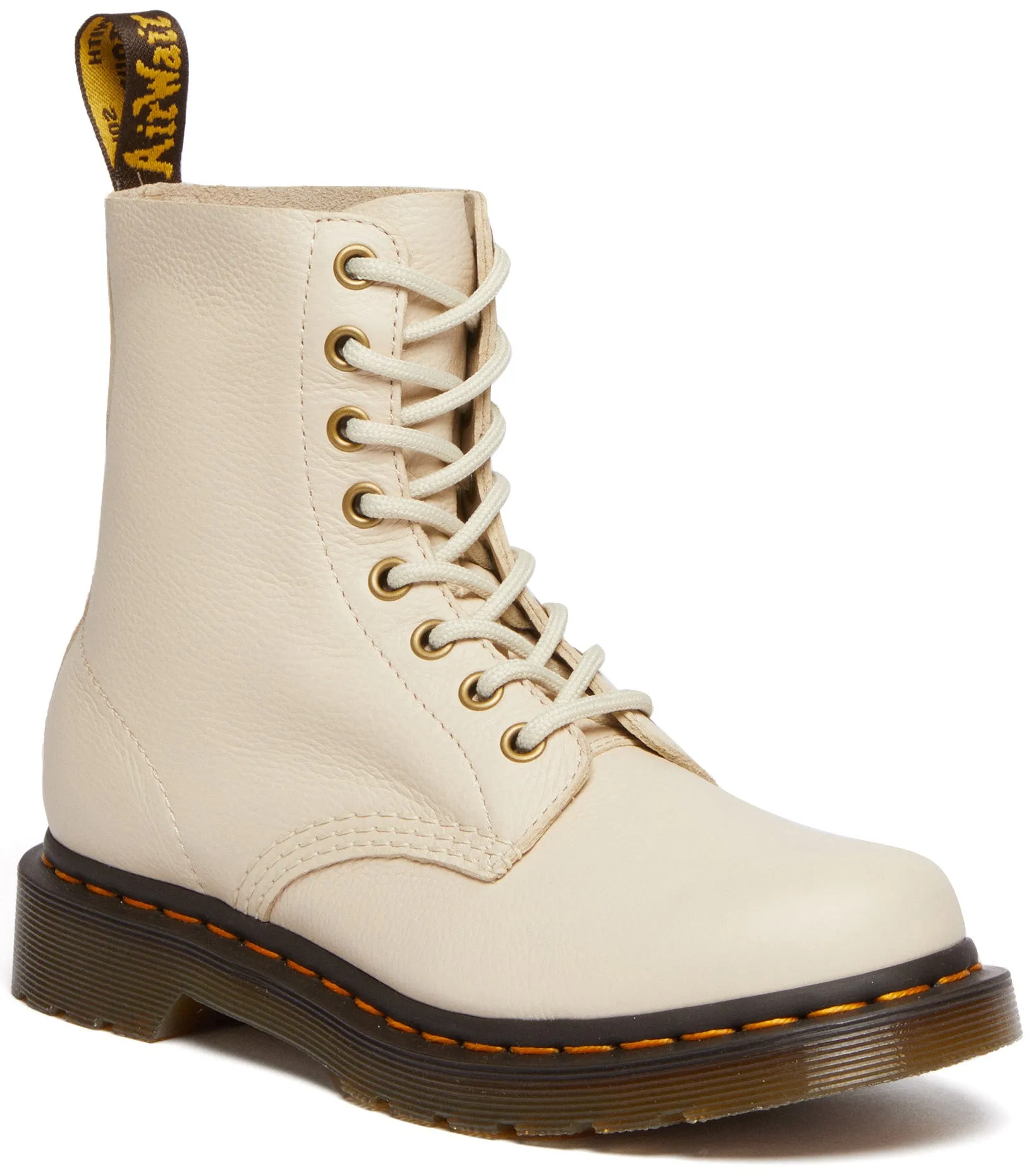 Dr. Martens Womens 1460 Pascal Parchment Beige Virginia