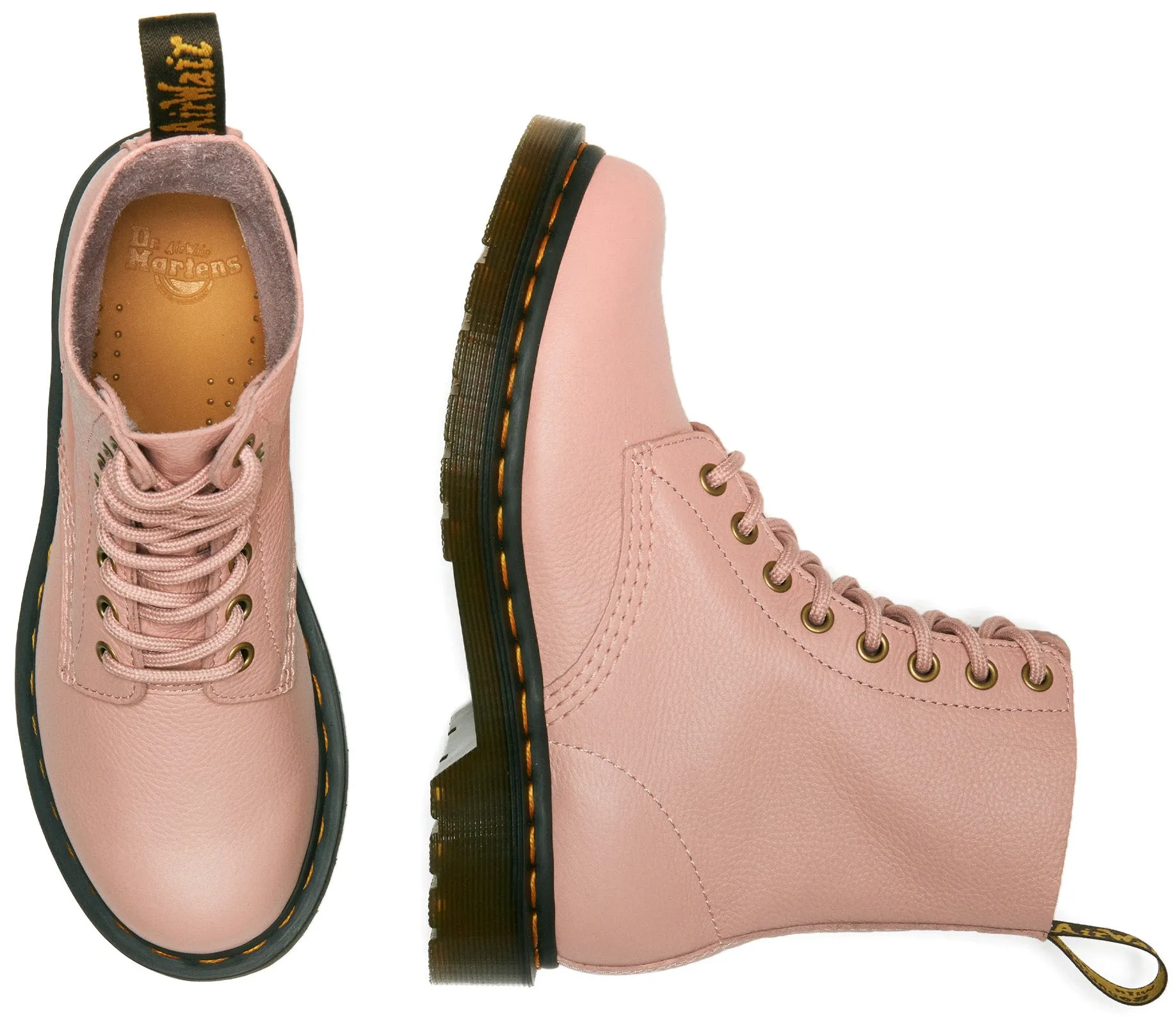 Dr. Martens Womens 1460 Pascal Peach Beige Virginia