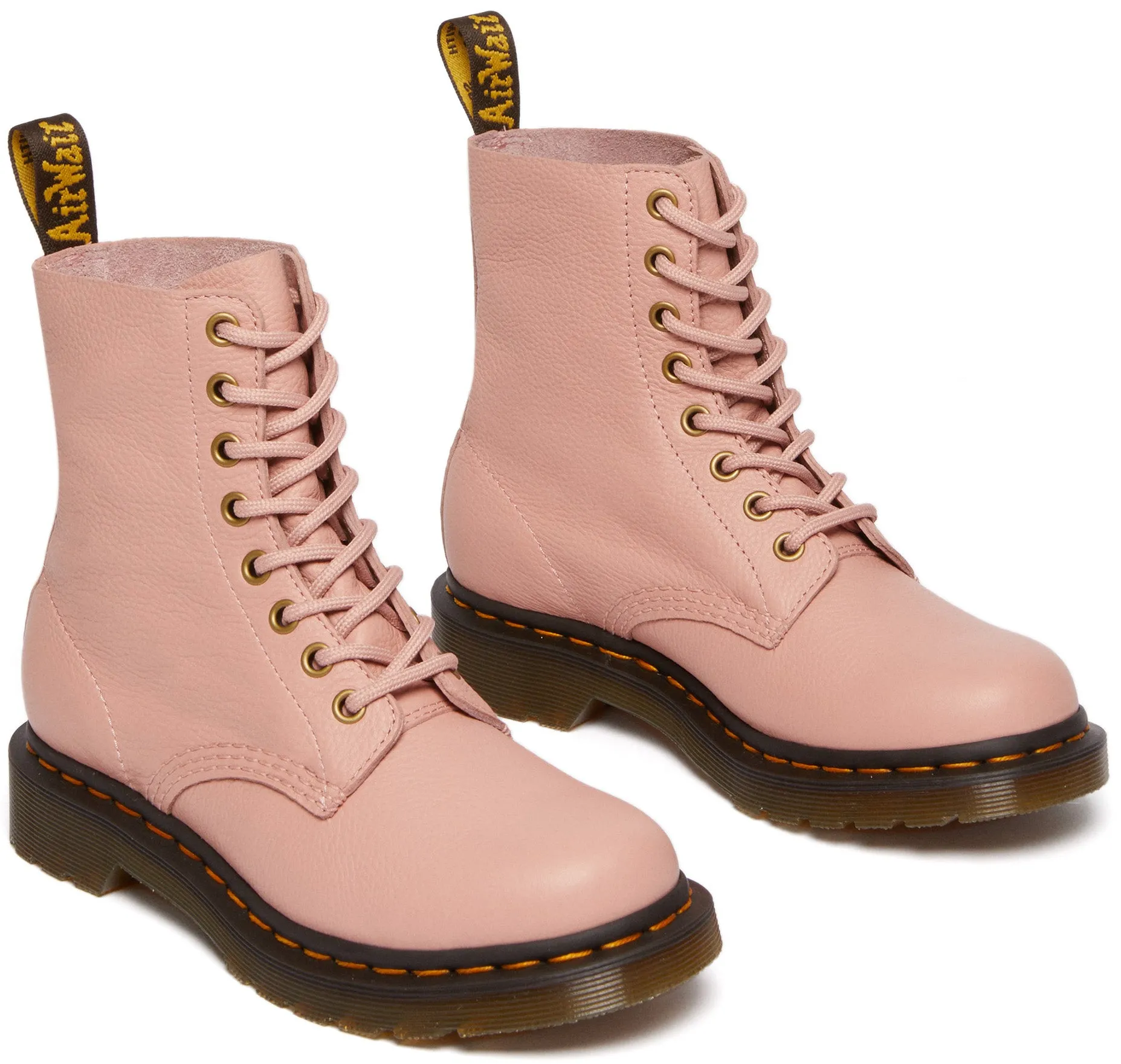 Dr. Martens Womens 1460 Pascal Peach Beige Virginia