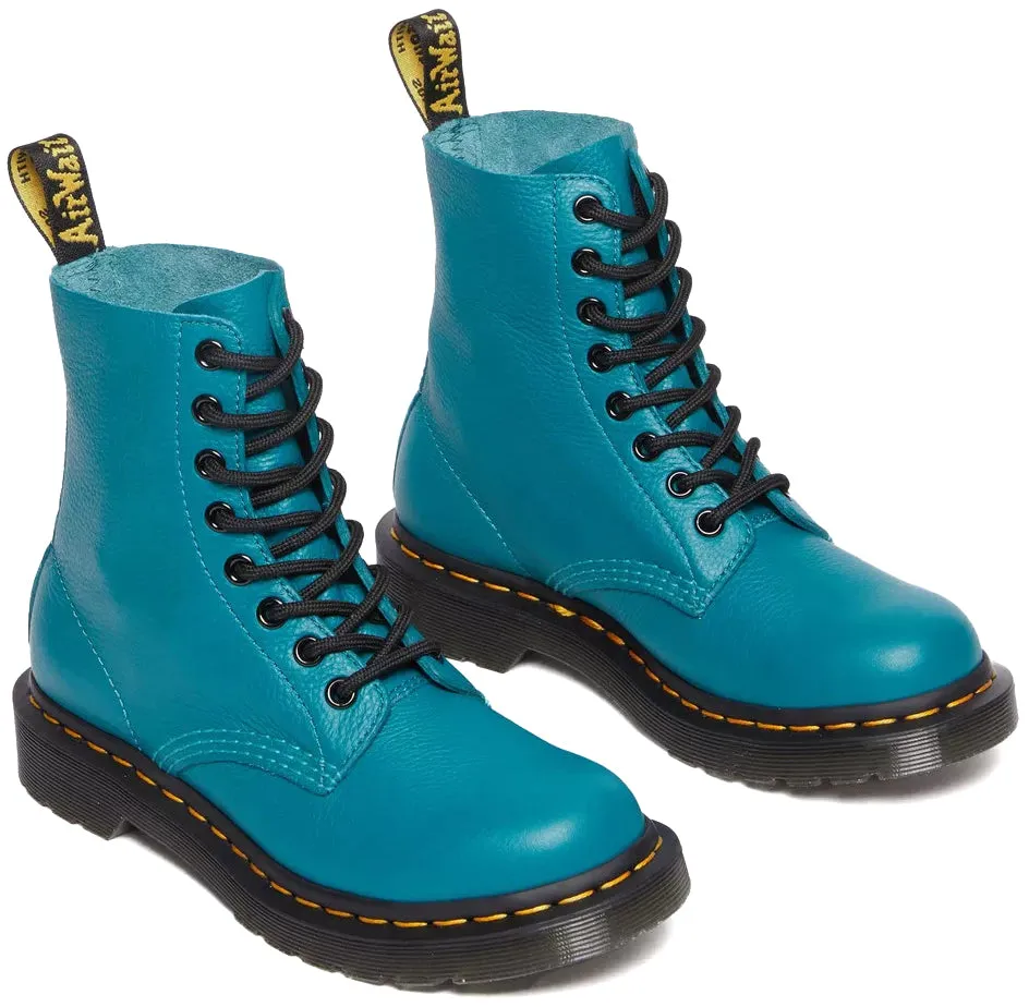 Dr. Martens Womens 1460 Pascal Teal Green Virginia