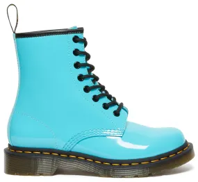 Dr. Martens Women's 1460 Turquoise Blue Patent