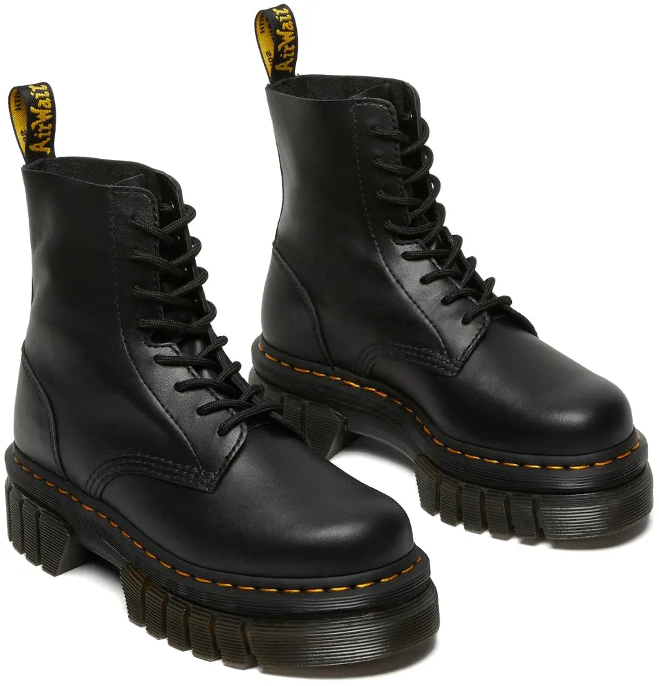 Dr. Martens Womens Audrick Black Nappa Lux Leather