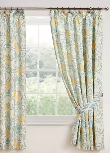 Dreams & Drapes Duck Egg Sandringham 167 x 182cm Pair of Lined Curtains | Kaleidoscope