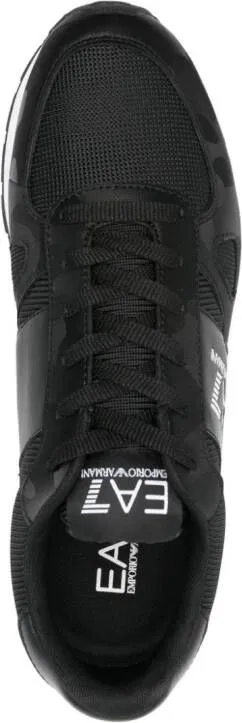 Ea7 Emporio Armani logo-debossed sneakers Black