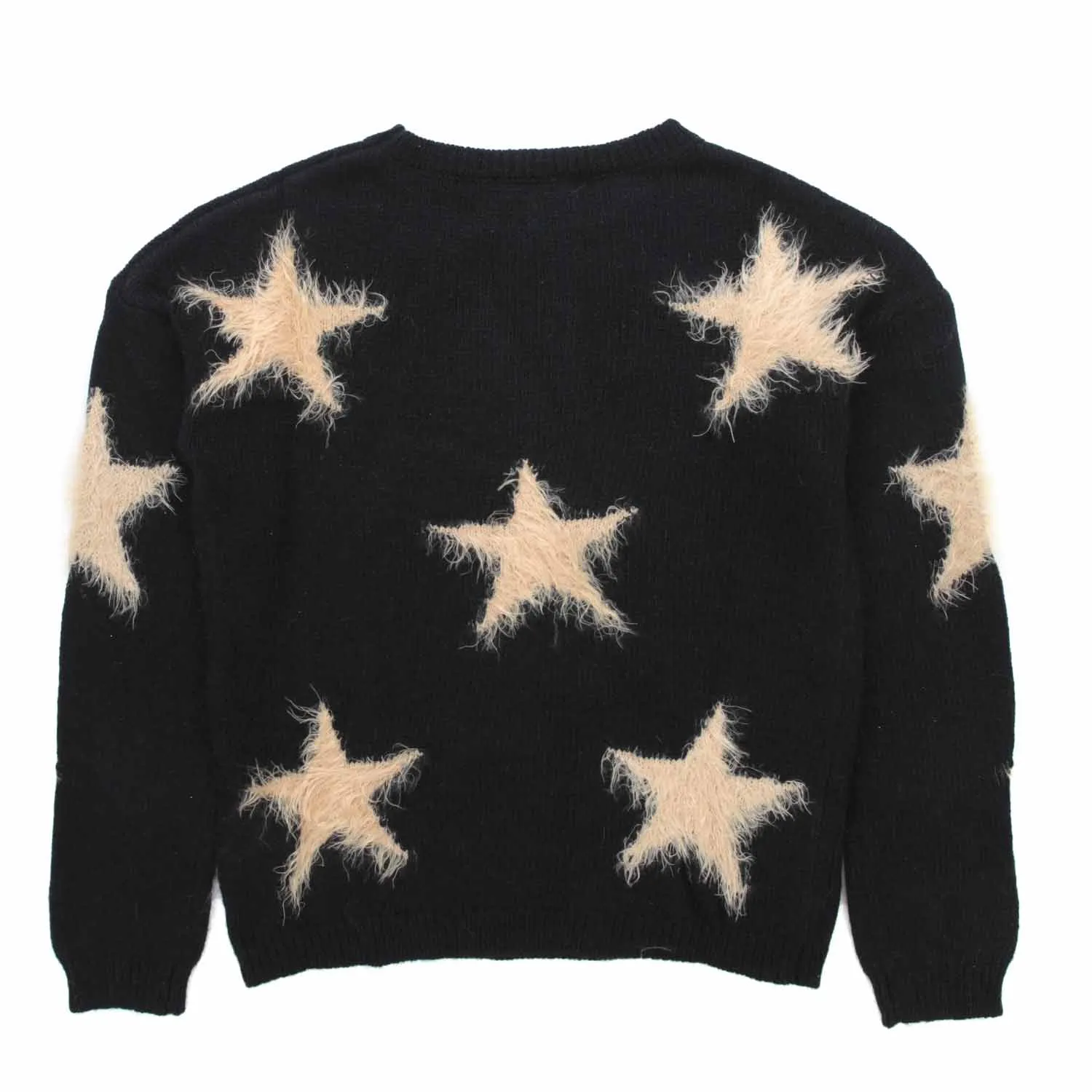 Elsy Black Pullover With Stars For Girl