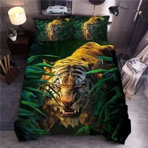 Embushed Giant Tiger Duvet Cover