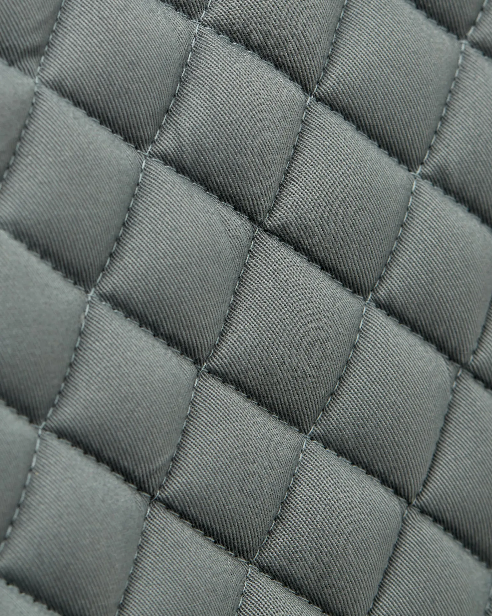 Eqcouture 'Symmetry' Classic Quilt Dressage Saddle Pad - STEEL (GREY)