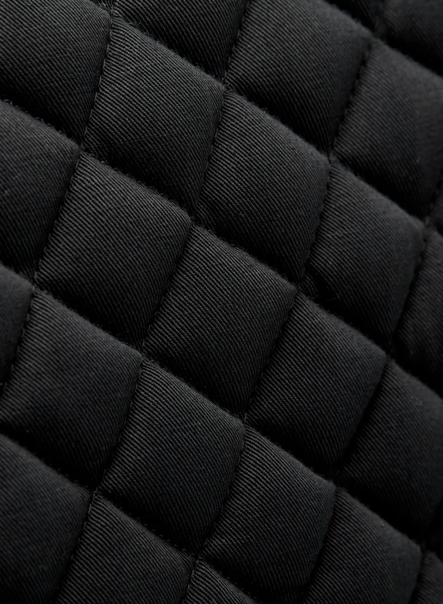 Eqcouture 'Symmetry' Classic Quilt Jumping Saddle Pad - CHARCOAL (BLACK)