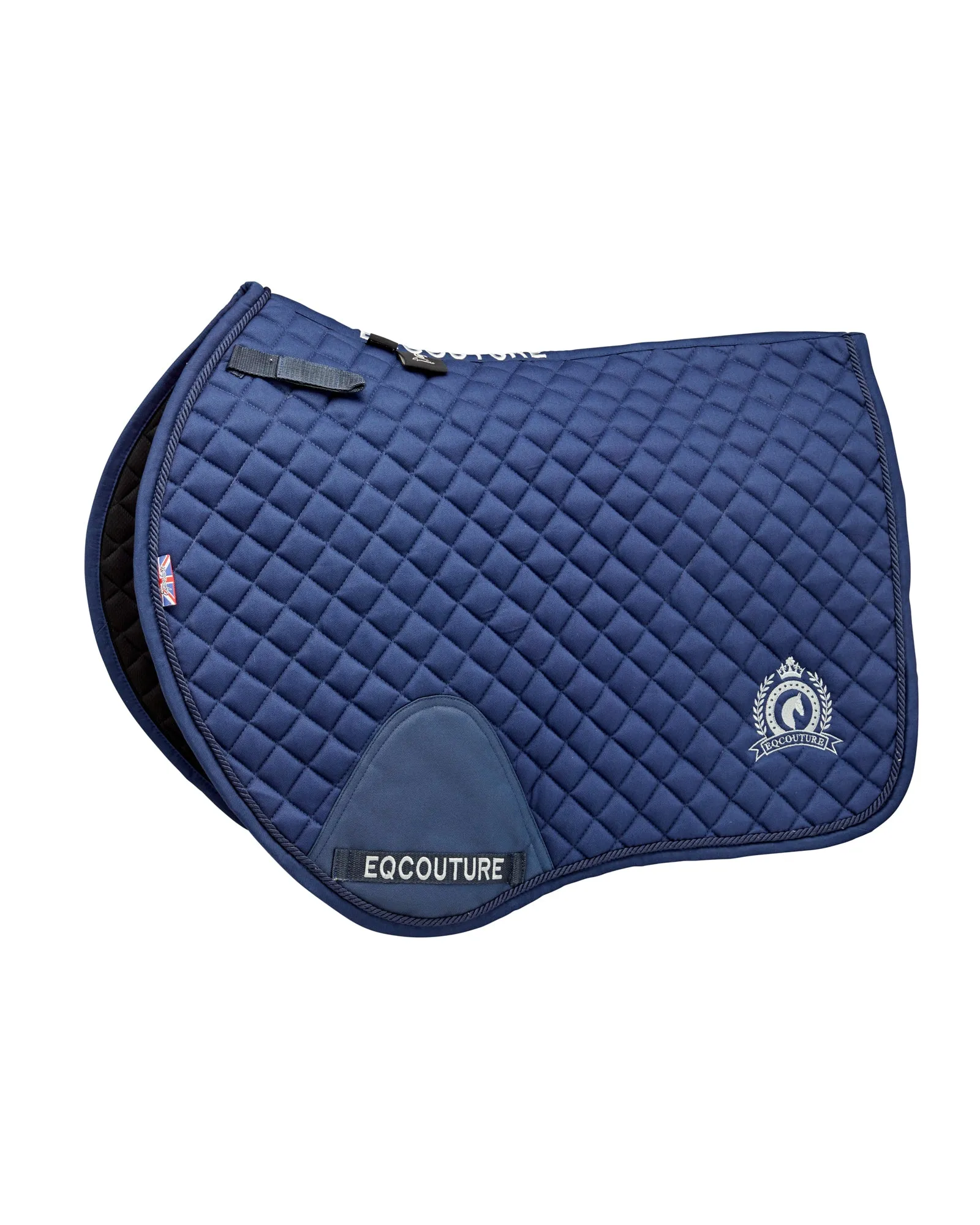 Eqcouture 'Symmetry' Classic Quilt Jumping Saddle Pad - MIDNIGHT (NAVY)