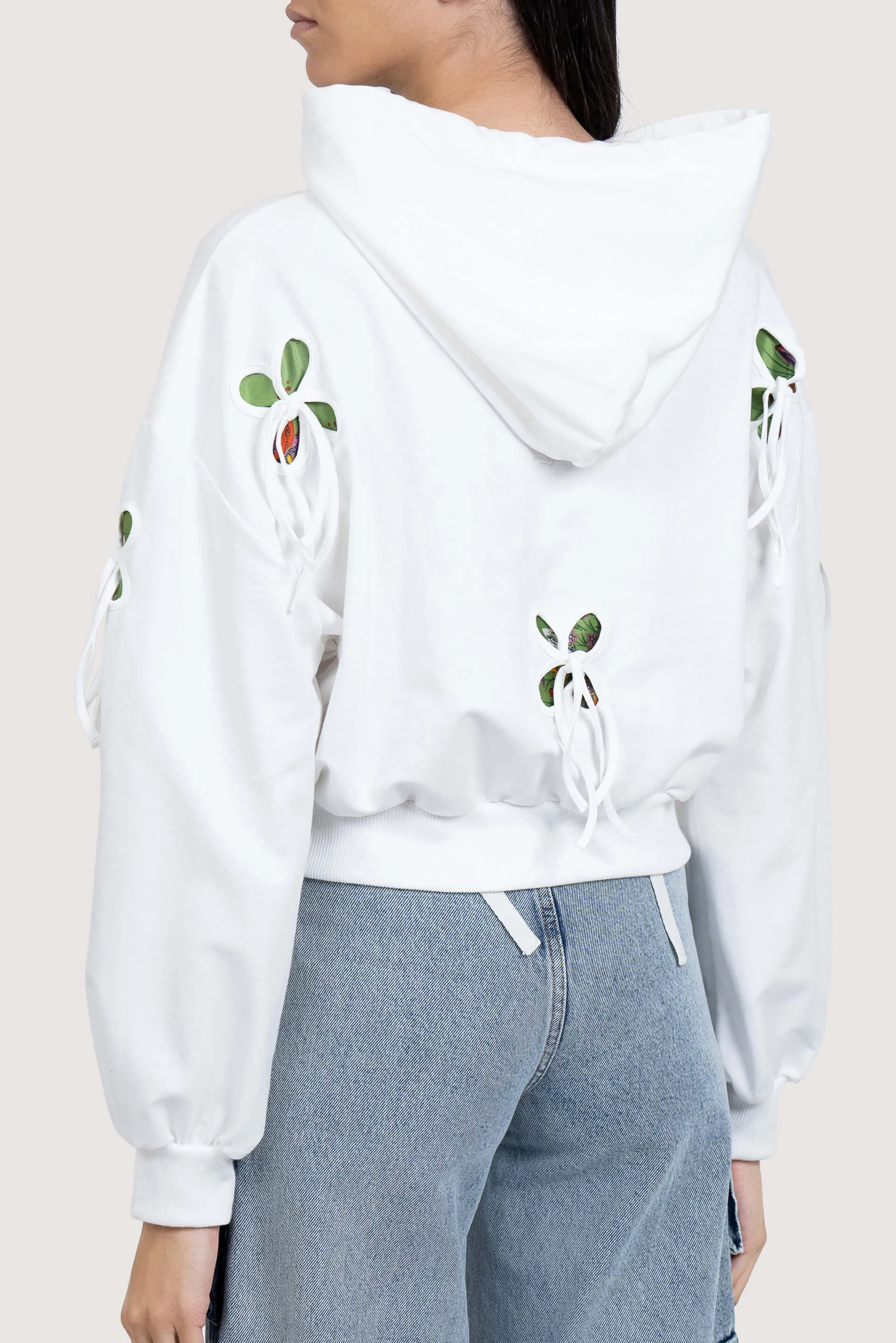 Exclusive J.Kim  Exclusive Petal Cut-Out Hoodie