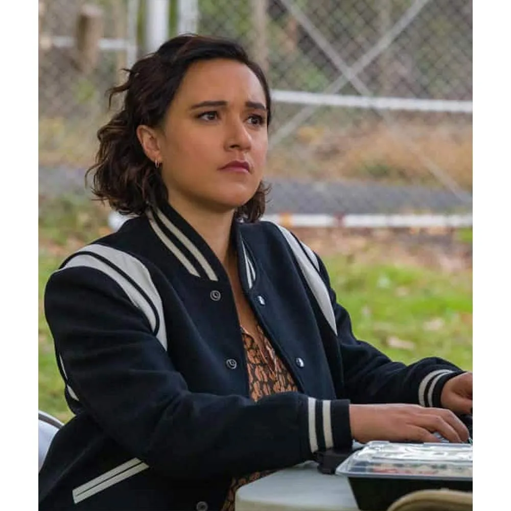 FBI Most Wanted Keisha Castle-Hughes Teddy Varsity Jacket