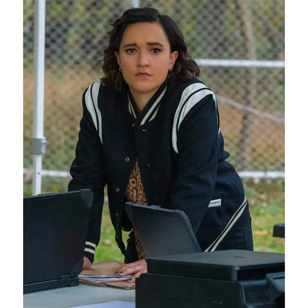 FBI Most Wanted Keisha Castle-Hughes Teddy Varsity Jacket