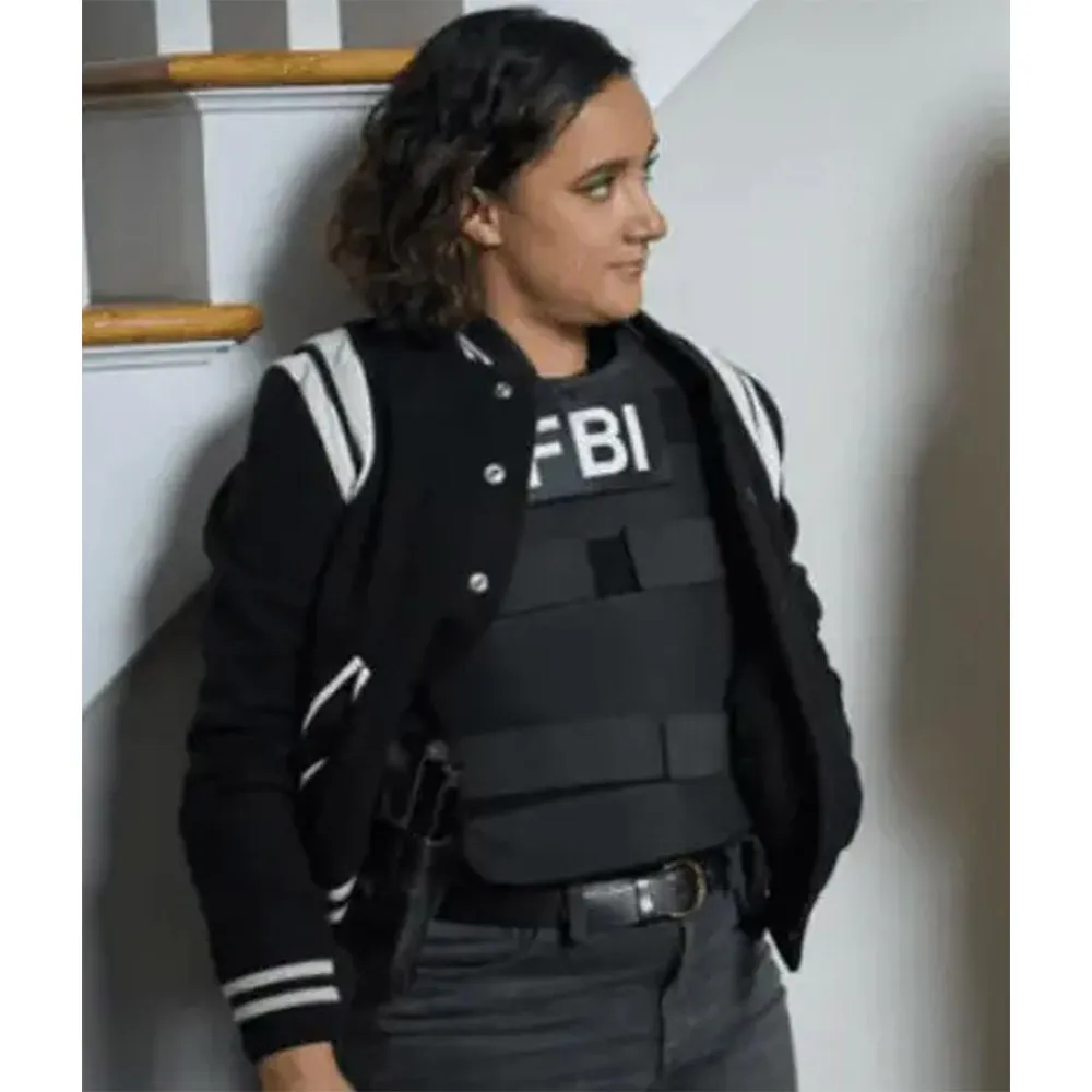 FBI Most Wanted Keisha Castle-Hughes Teddy Varsity Jacket