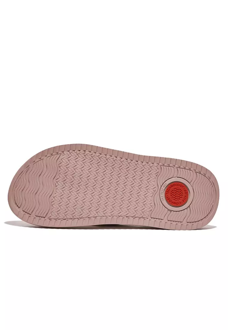 FitFlop FitFlop SURFF Women's Leather Toe-Post Sandals - Beige (GJ8-137)