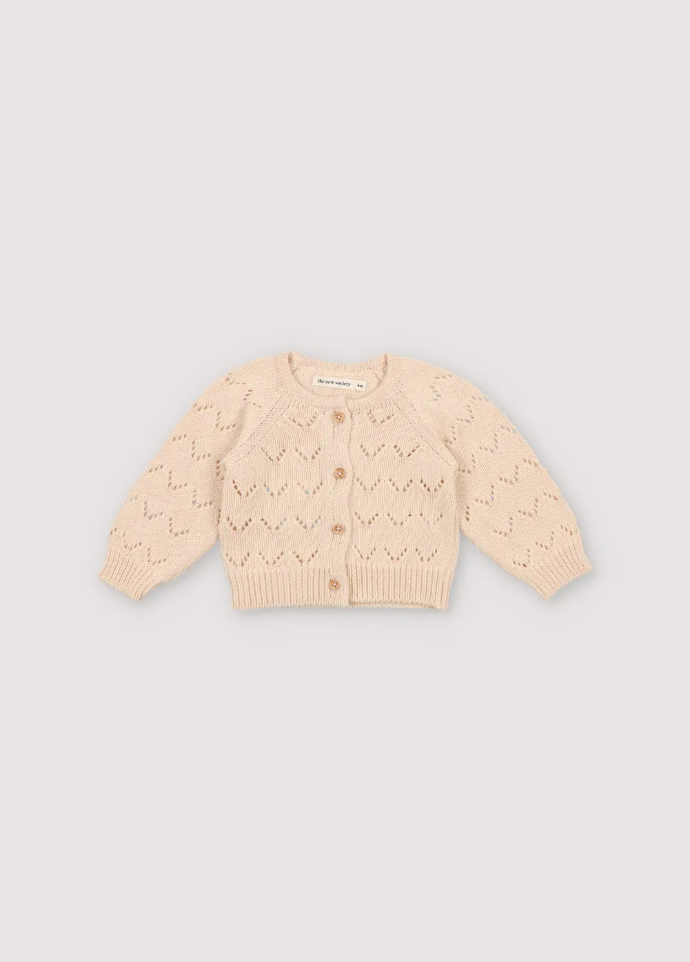 Franklin Baby Cardigan Natural_Sampling 6m