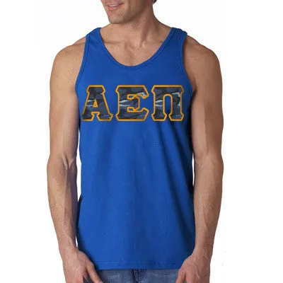 Fraternity Twill Letter Tank - G220 - TWILL