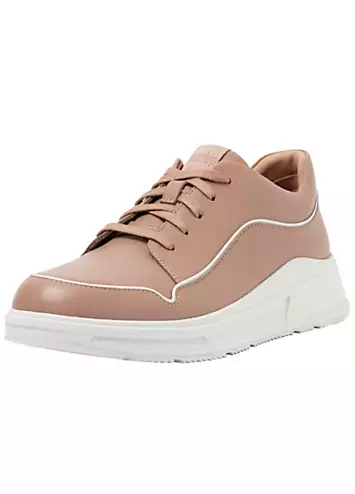 Freya Beige Piping Detail Trainers by FitFlop | Look Again