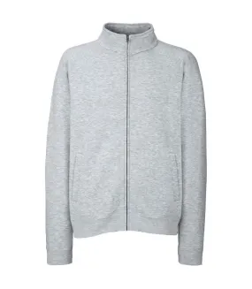 Fruit Of The Loom Mens Sweatshirt Jacket (Heather Grey) - UTBC1375