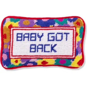 Furbish Studio Baby Got Back Mini Needlepoint Pillow