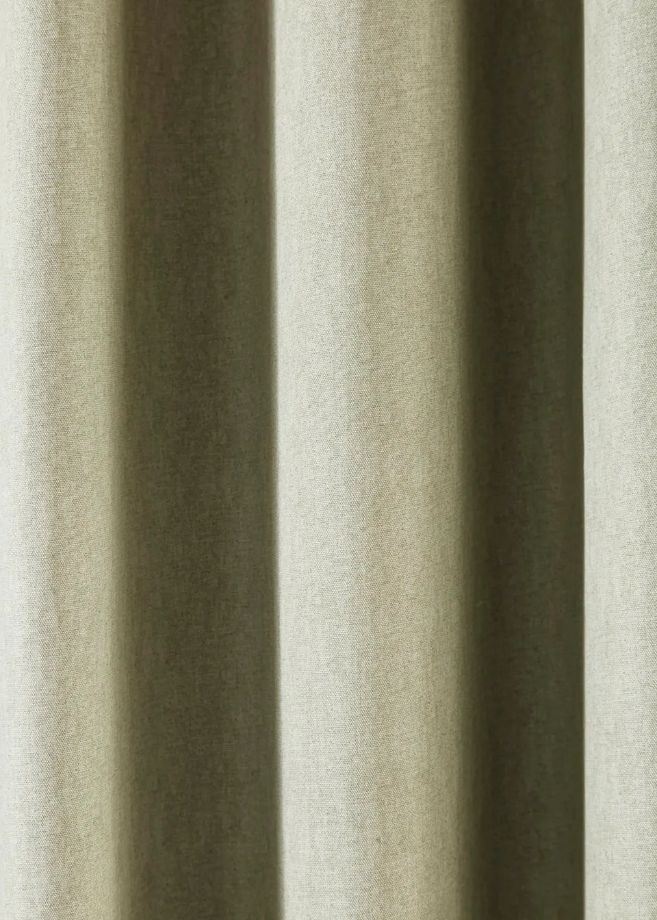 Fusion Dijon Blackout Green Pencil Pleat Curtains