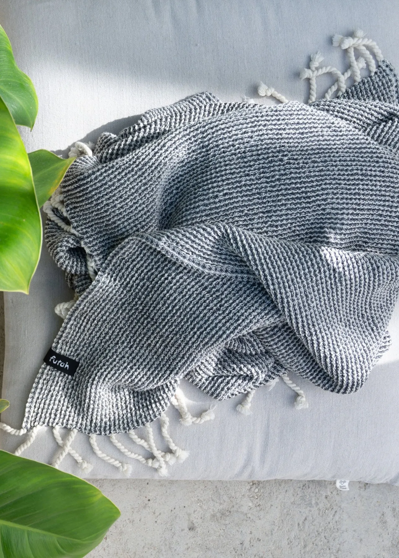 Futah - Ericeira Blanket - Grey-