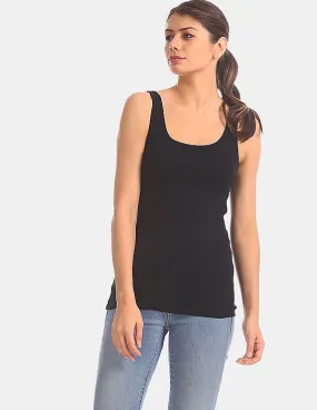 GAP Women Black Modern Tank Top