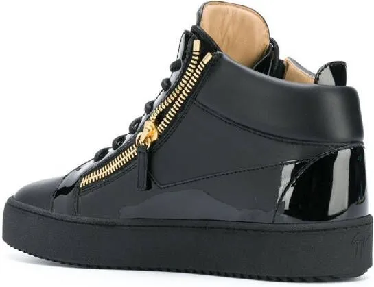 Giuseppe Zanotti side-zip high-top sneakers Black