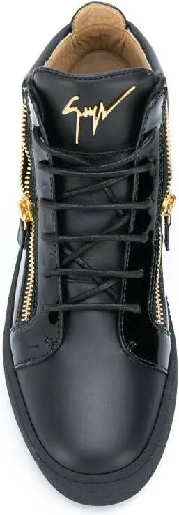 Giuseppe Zanotti side-zip high-top sneakers Black