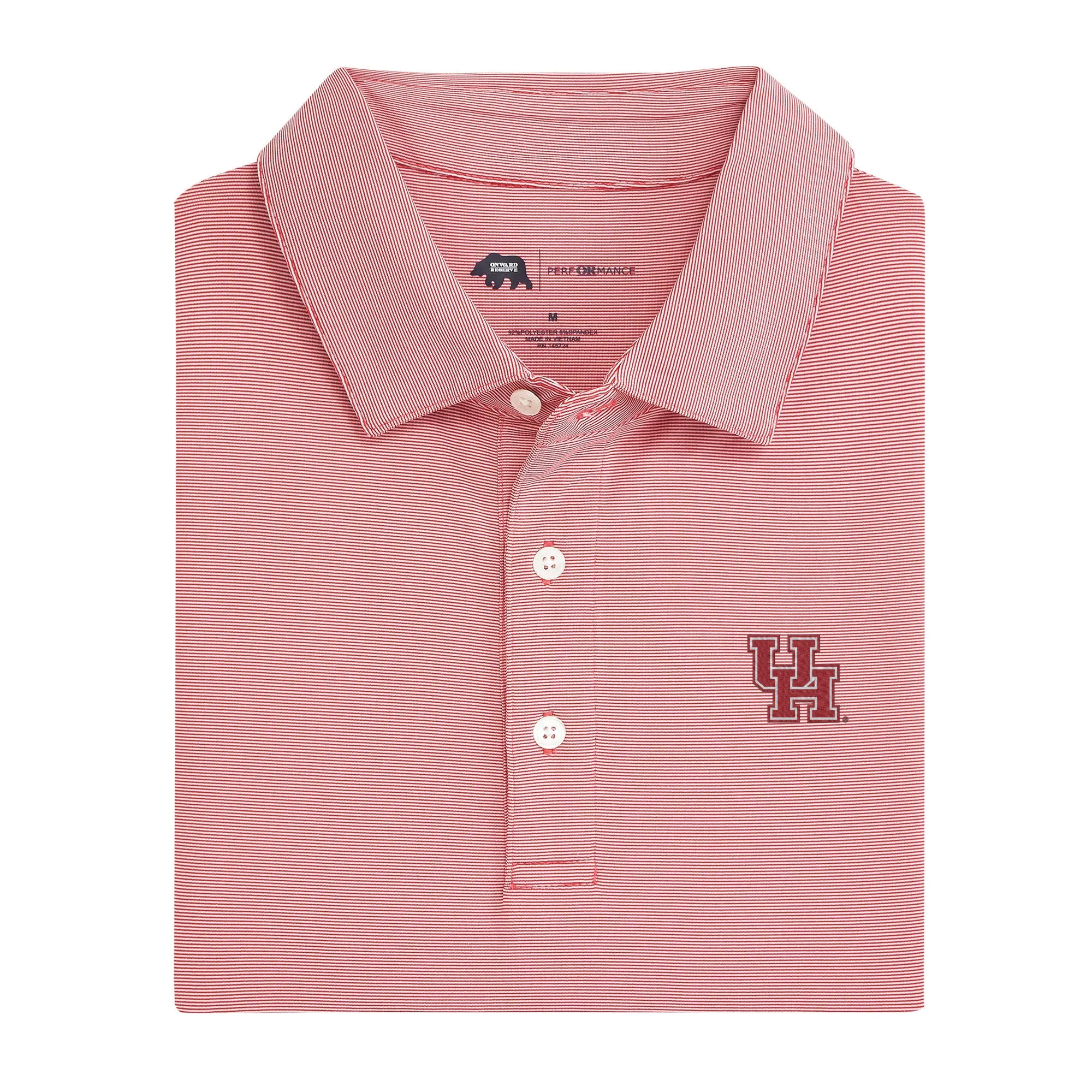 Hairline Stripe Houston Performance Polo