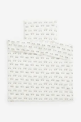 H&M Crib Duvet Cover Set