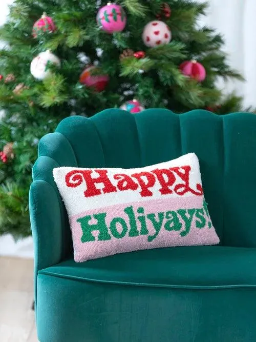 Happy Holiday Pillow