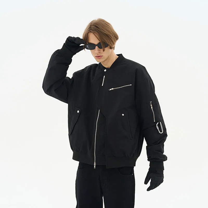 H/C MA-1 Layered Multi-Pocket Buckle Jacket