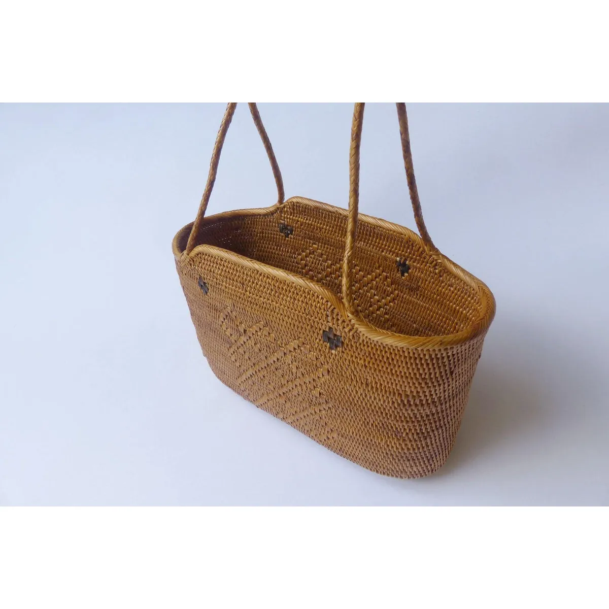 High Quality Simple Wicker Basket Bag