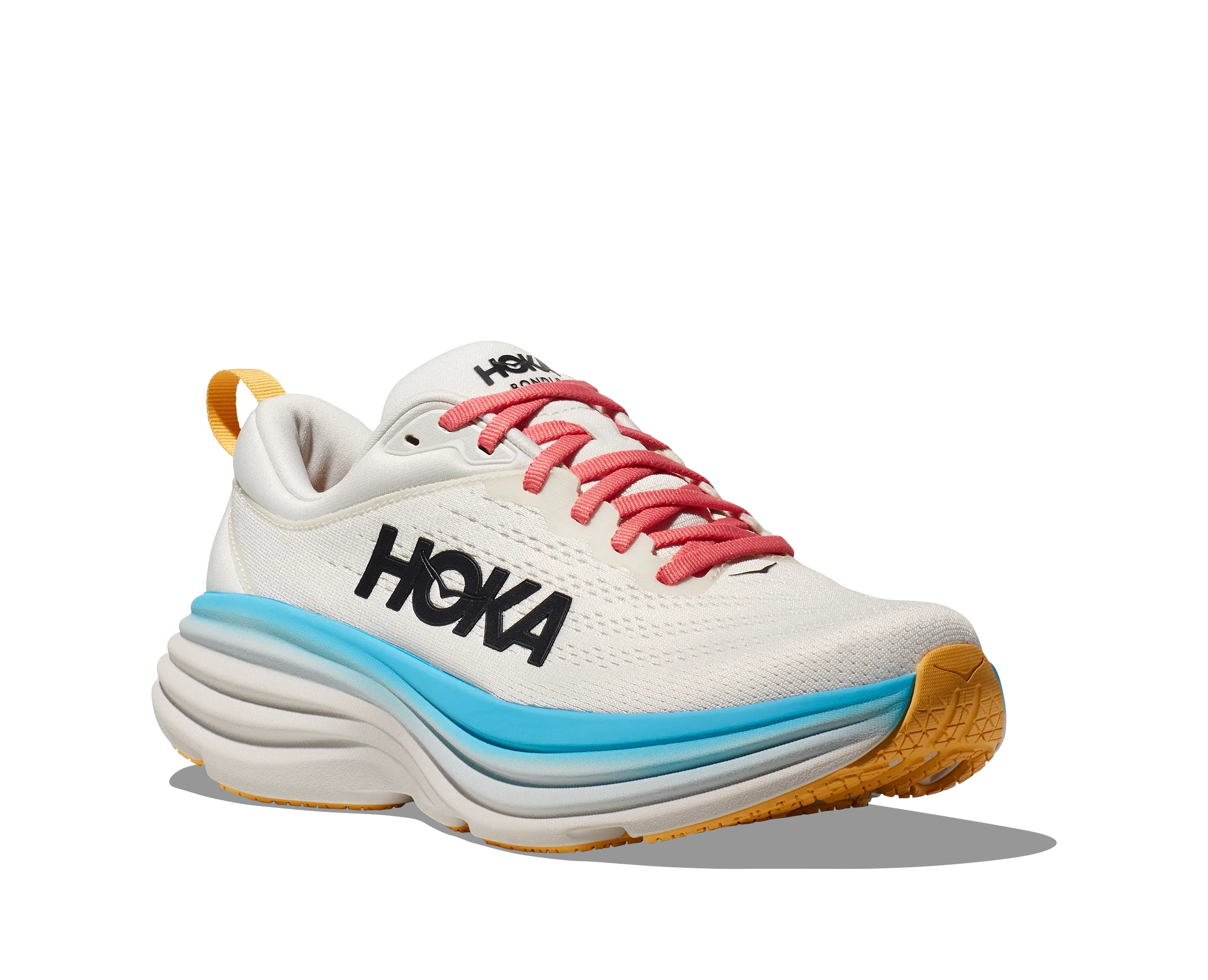 Hoka Bondi 8 Blanc de Blanc Swim Day WIDE Women's