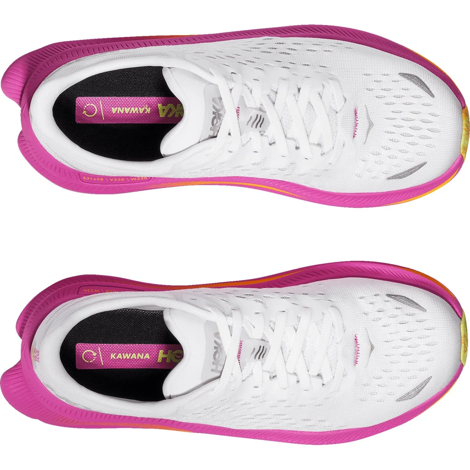 Hoka Women's Kawana, white nimbus cloud