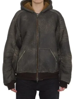 HOODIE SHEARLING JACKET