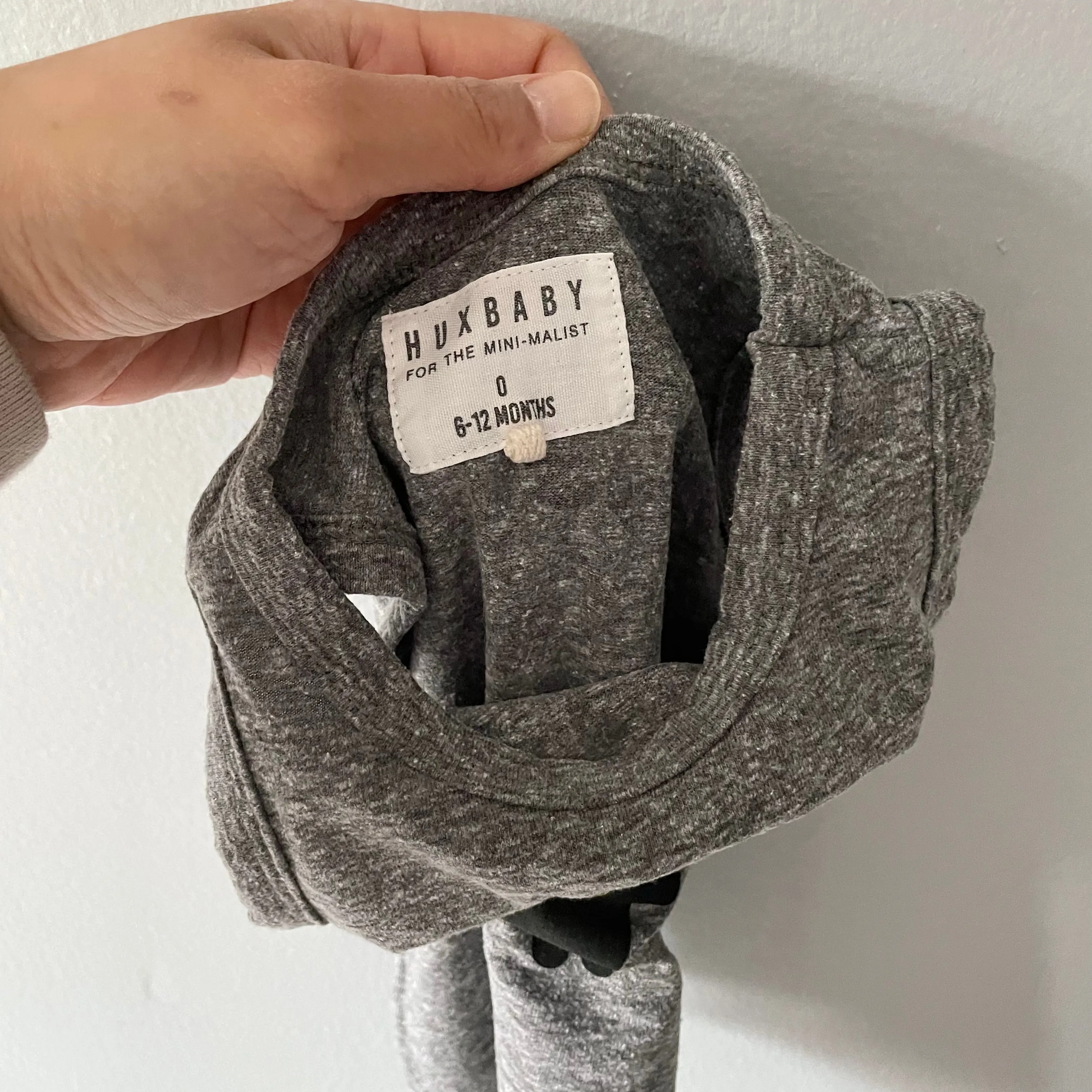 Huxbaby / Dark grey tank / 6-12M