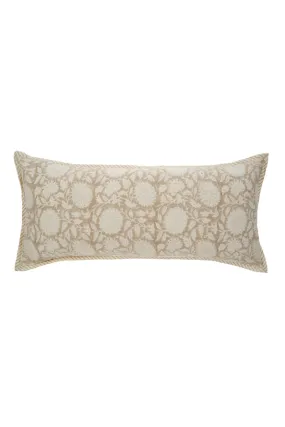 Indaba, Maeve Block Print Pillow-Sand  