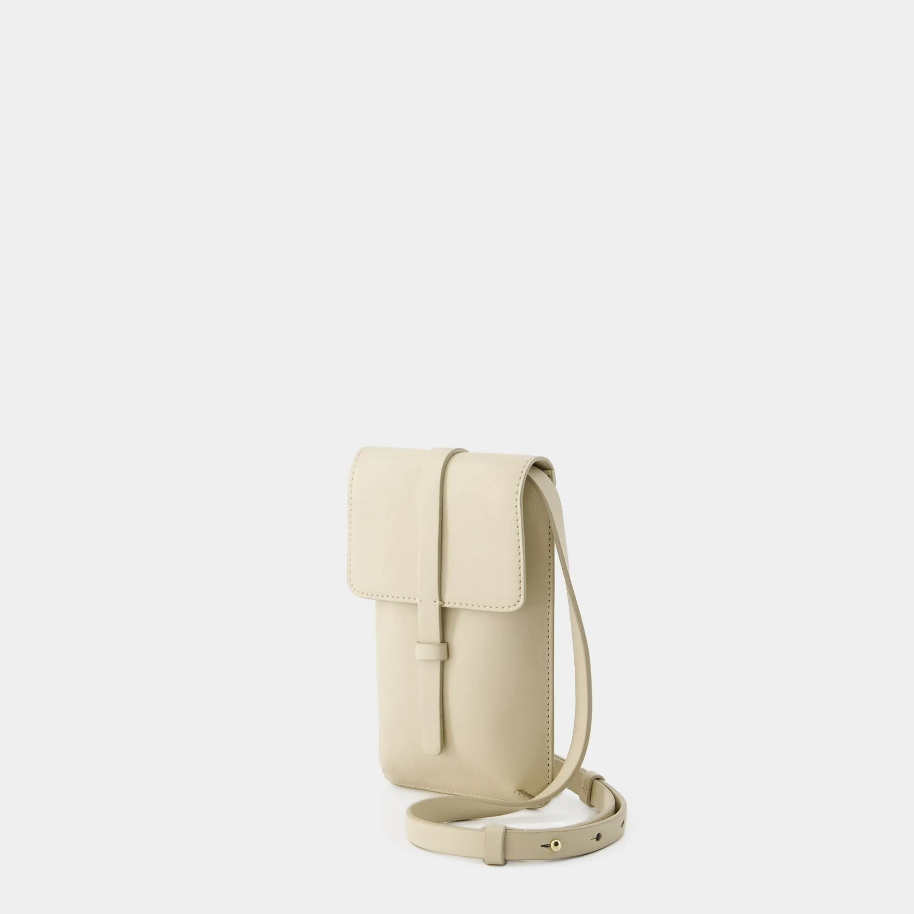 Ines de la Fressange  Leonore Crossbody - Ines De La Fressange -  Leather - Light Sand