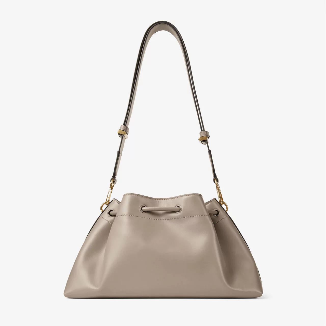 JIMMY CHOO Cinch M Bag - TAUPEGOLD