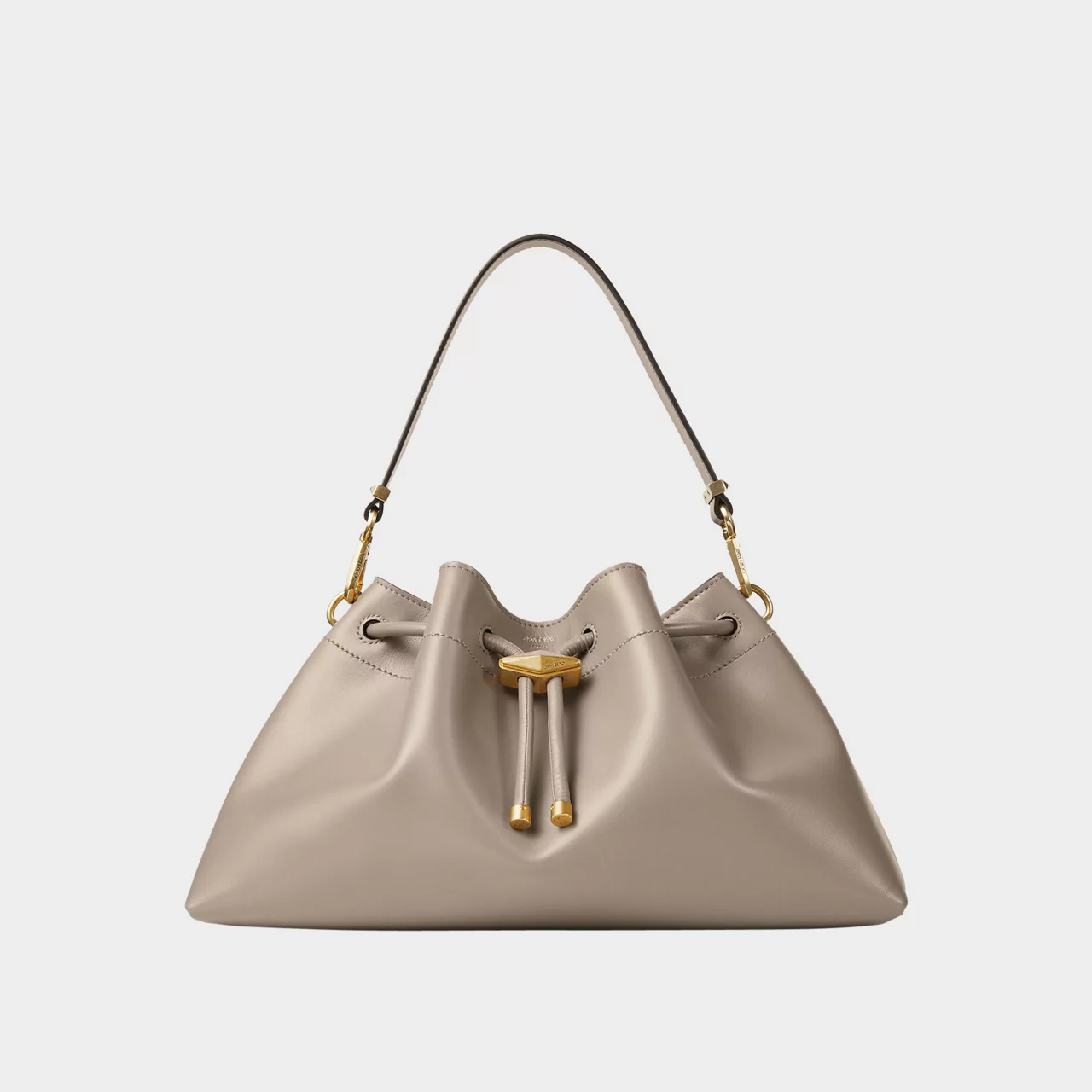 JIMMY CHOO Cinch M Bag - TAUPEGOLD