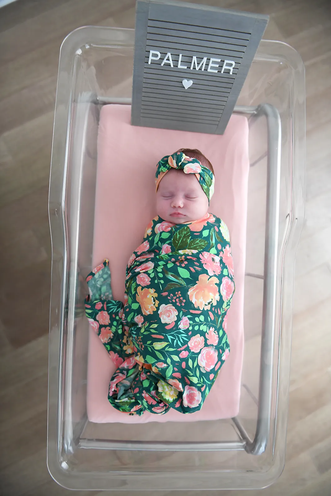 Jolie Floral Swaddle Blanket