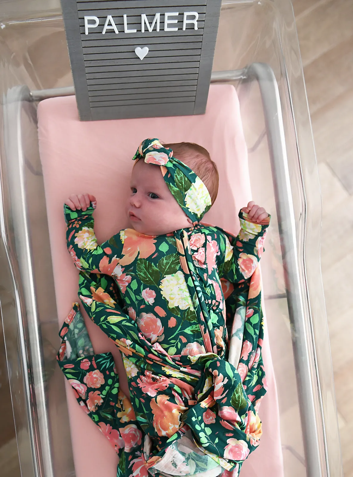 Jolie Floral Swaddle Blanket