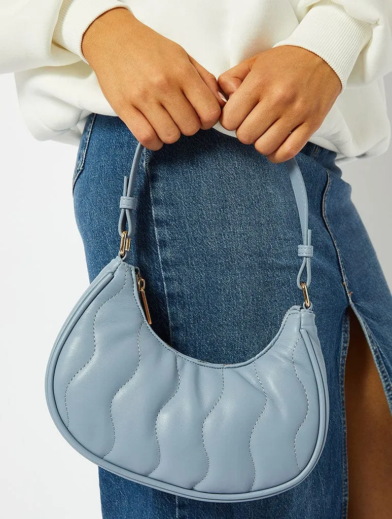 Keily Puff Wave Quilt Shoulder Bag