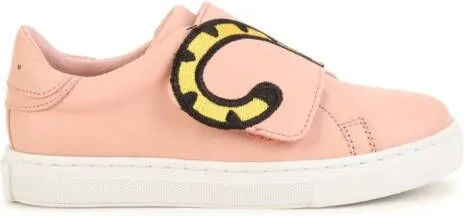 Kenzo Kids Kotora touch-strap sneakers Pink