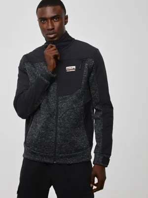 Kindred Dark Grey Fleece Panel Jacket | Men | George at ASDA