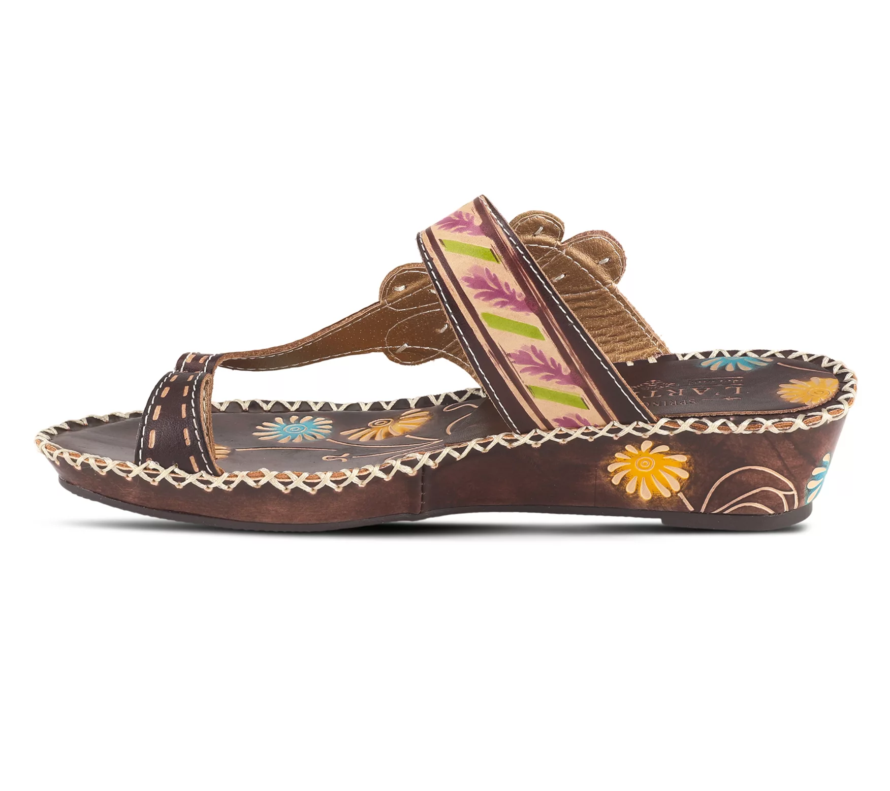 L'Artiste by Spring Step Toe Loop Sandals - Santorini