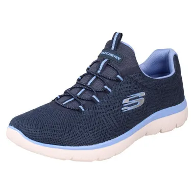 Ladies Skechers Memory Foam Vegan Trainers - Artistry Chic 150119