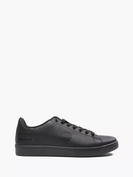 Lambretta  Black Lace Up Casual Trainers